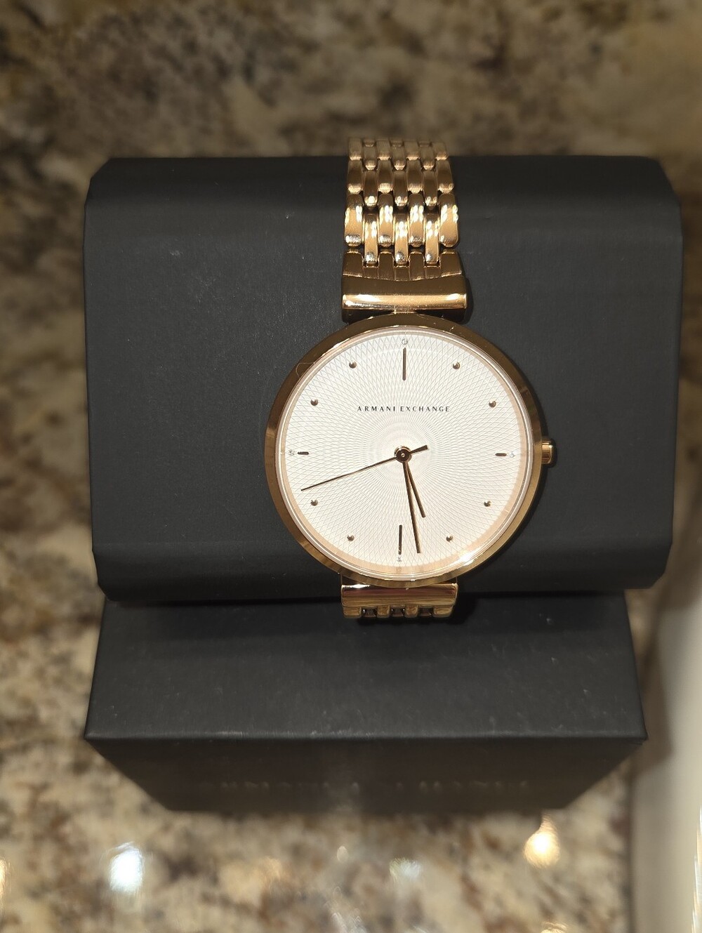 Armani Exchange Rose Gold Watch